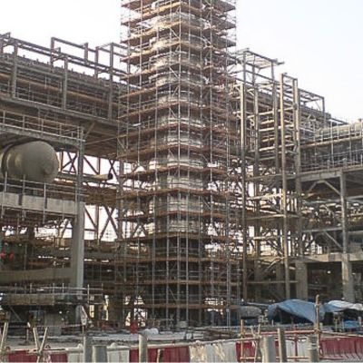 Column in a live unit